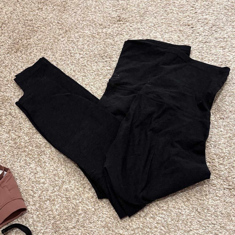 Beyond Yoga Maternity Black Leggings